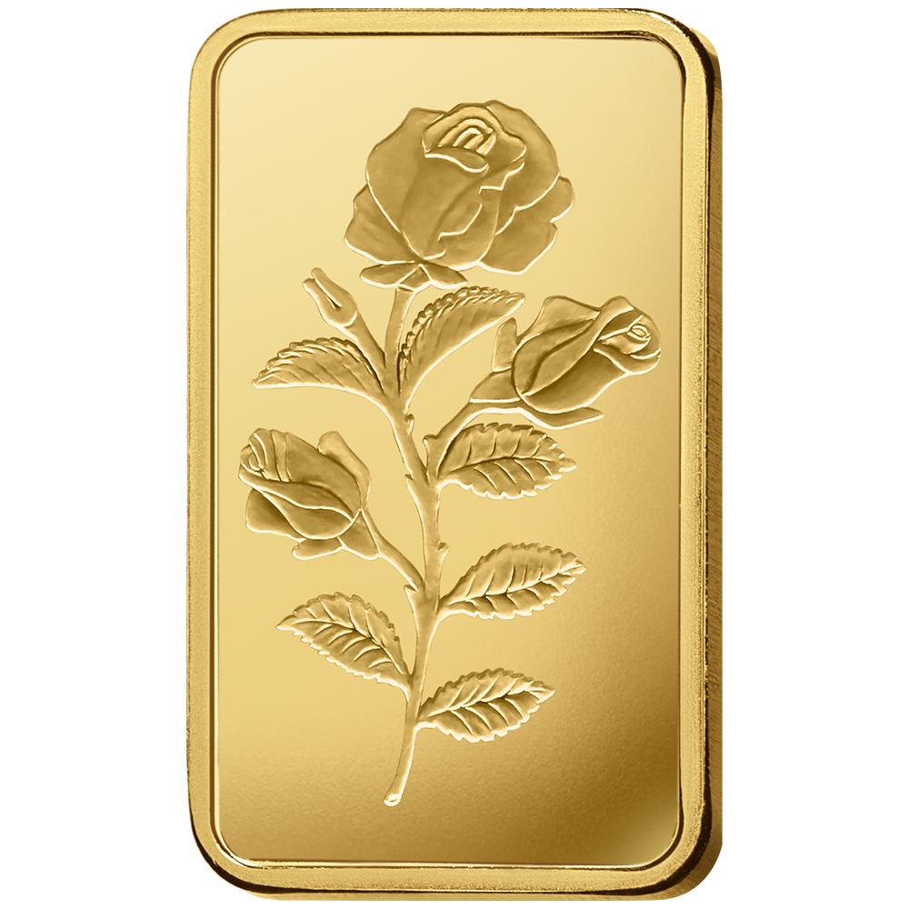 Rosa Gold Minted Bar - 20g | PAMP