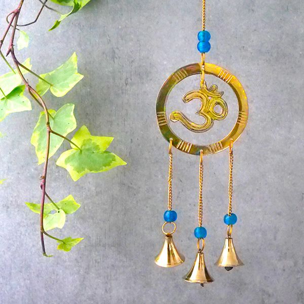 Indian Om Wind Chime Indian Home Decoration Pankaj Online Shop