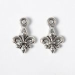 SRH Charm 5 Stück - Fleur de Lis Antique Silber