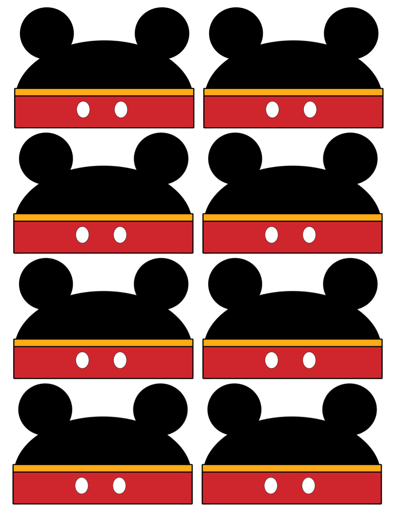 Mickey Mouse Printable