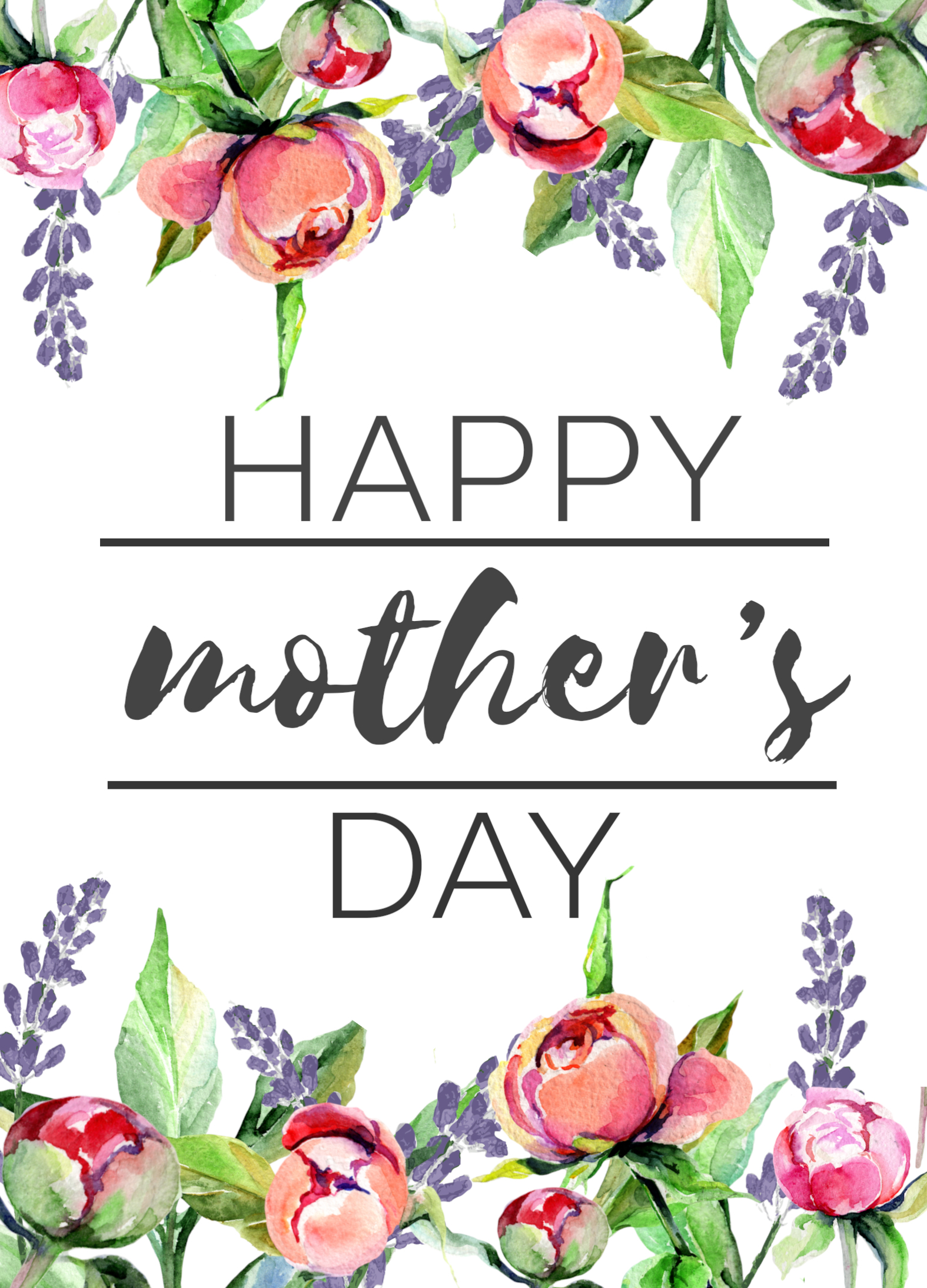 Printable Happy Mothers Day