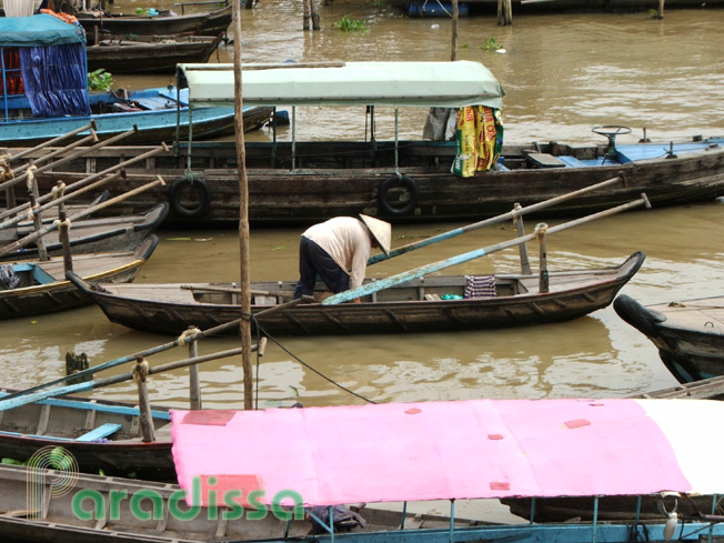 A jetty at Chau Doc