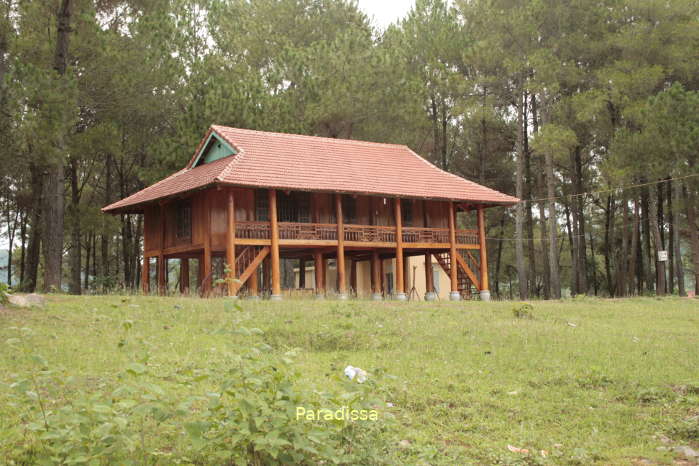 A house on stilts at Ban Ang Village, Moc Chau Plateau, Son La Province