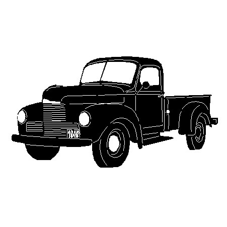 1949 International pickup - Paris Metal Art