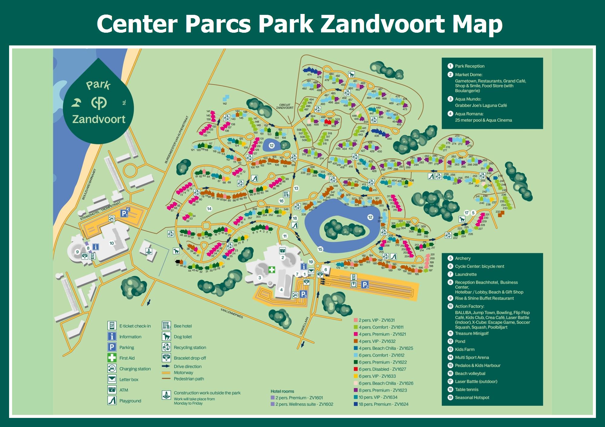 Center Parcs Map