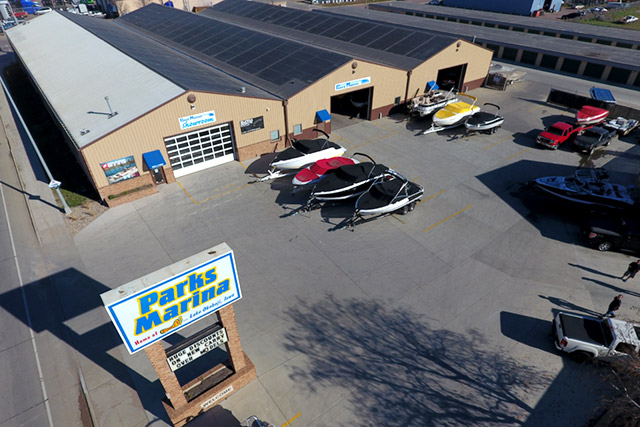 parks marina, sioux falls overhead