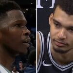 NBA – Le parallèle cinglant et viral sur Anthony Edwards et Victor Wembanyama : « Assez dingue »