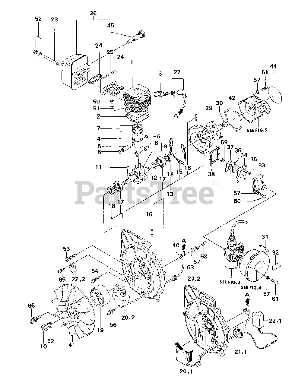 Tanaka TBL-300 - Tanaka Backpack Blower Engine Parts Lookup with ...