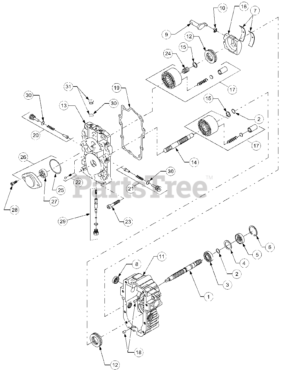 Cub Cadet GT 2521-48 (13A-278M710) - Cub Cadet 48