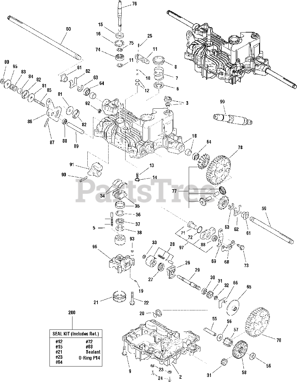 Simplicity 1694314 - Simplicity Regent Lawn Tractor, 15hp Transmission ...