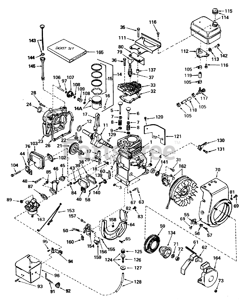 Toro 38250 (421) - Toro Snow Thrower (SN: 001000001 - 001999999) (1981 ...