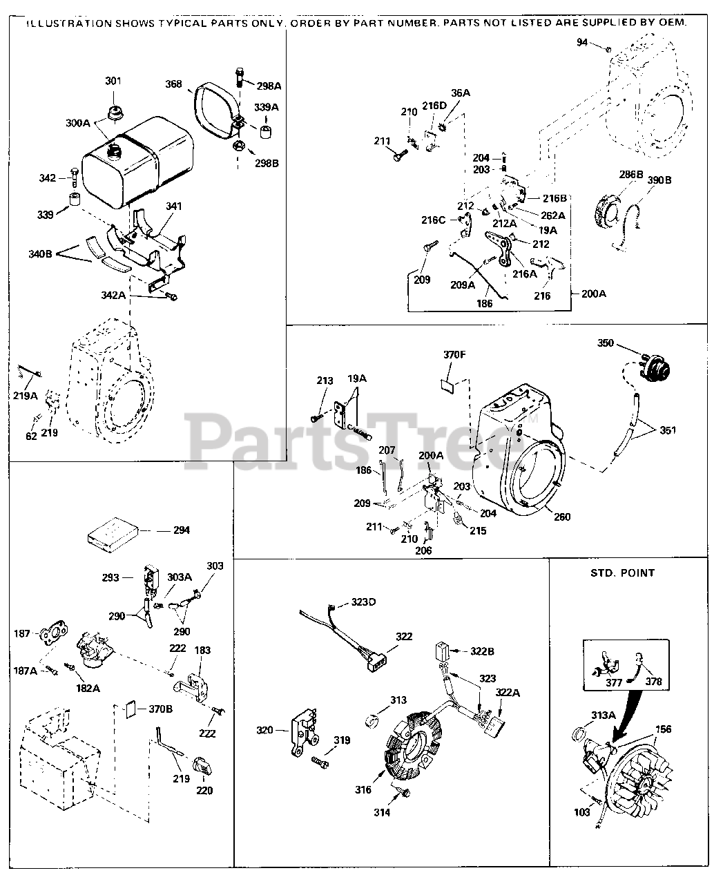 Tecumseh HM80-155127F - Tecumseh Engine Engine Parts List #3 Parts ...