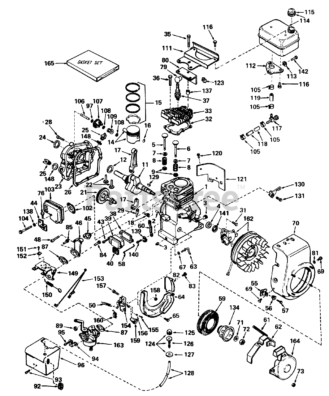 Toro 38010 (421) - Toro Snow Thrower (SN: 009000001 - 009999999) (1979 ...