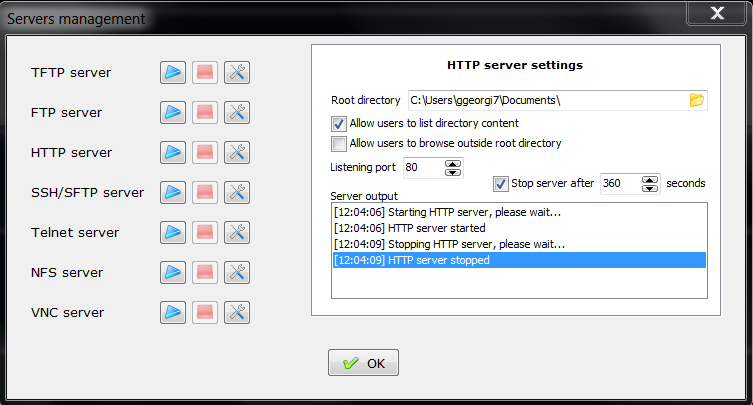 Mobaxterm run various services quickly on Windows servers management screenshot