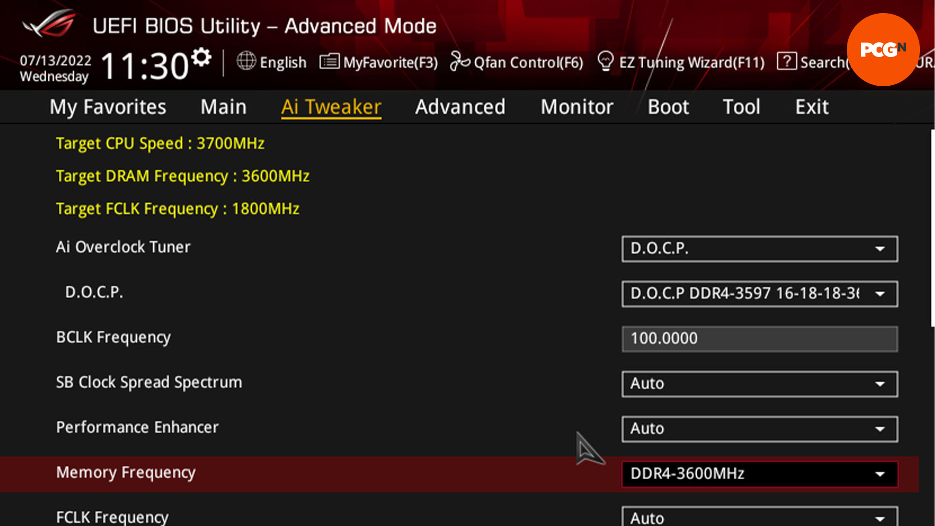 How to build a gaming PC: Set XMP memory profile in EFI