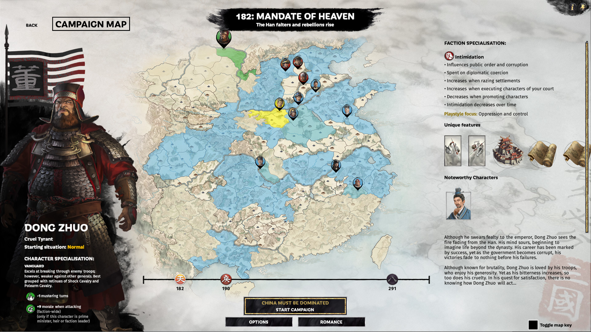 China Three Kingdoms Total War Map