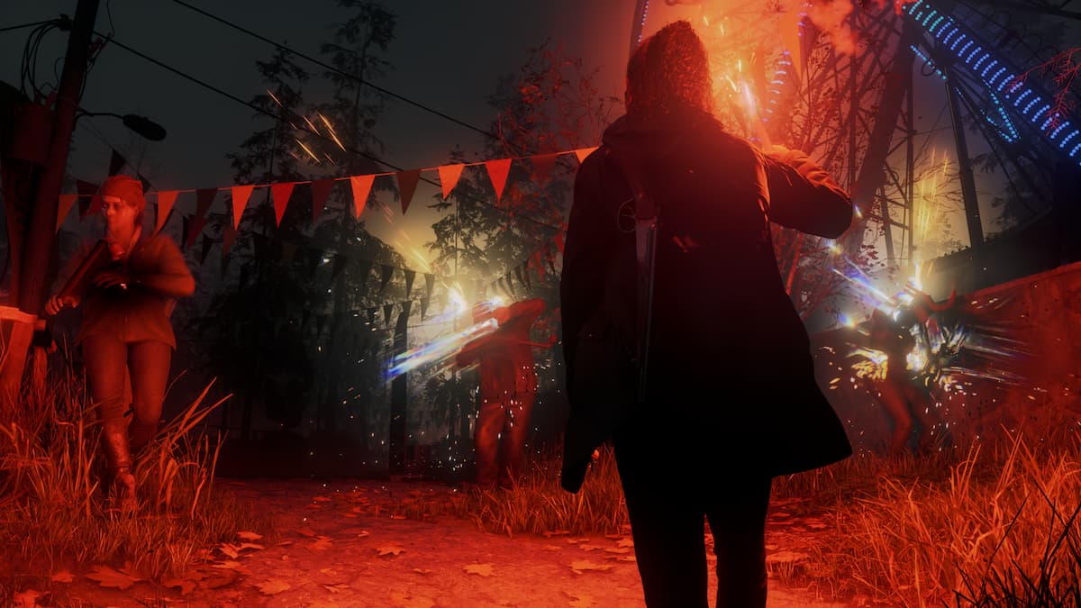 Alan Wake 2 Saga Using A Flare