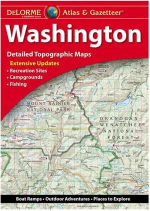 Washington Atlas & Gazetteer Detailed Travel and Recreational Map