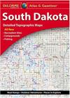 South Dakota Atlas & Gazetteer Detailed Travel and Recreational Map