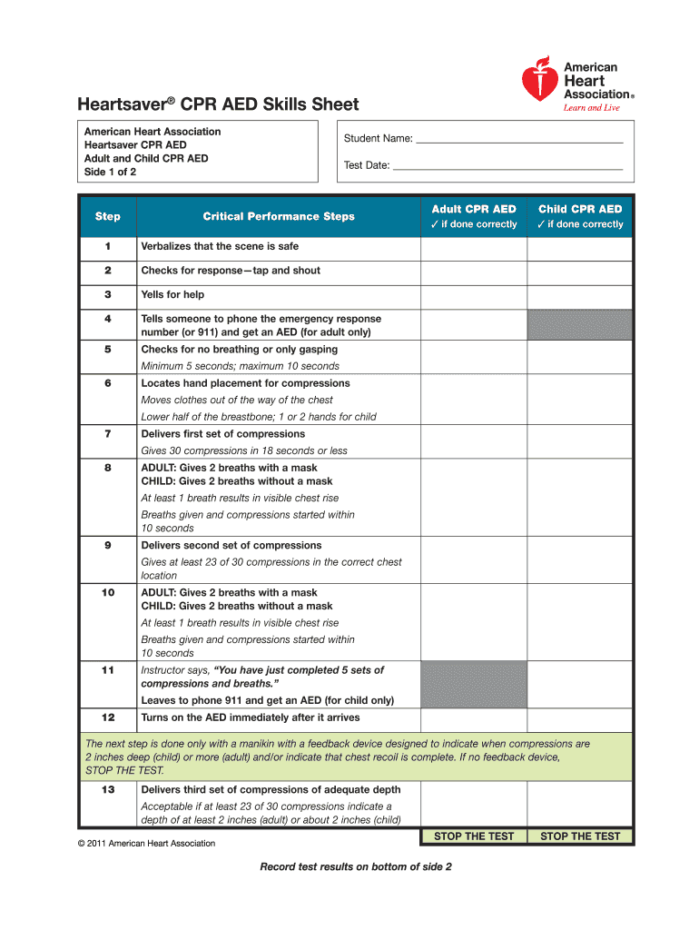 Cpr Cheat Sheets Printable 2020