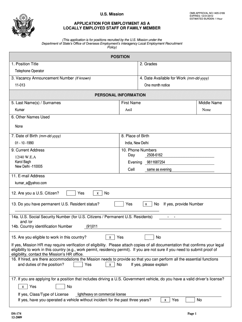 Fill Form