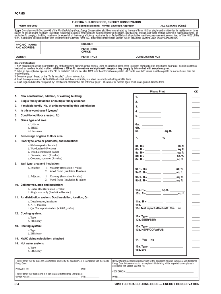 form 402 Preview on Page 1