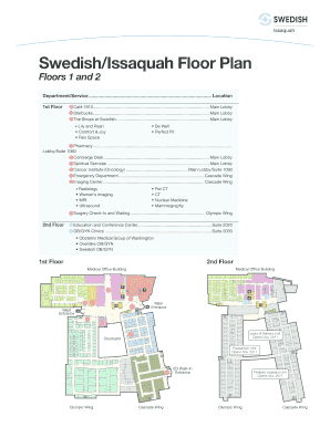 Fillable Online Swedish/Issaquah Floor Plan Fax Email Print - pdfFiller