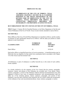 Catholic hierarchy chart - AMENDING CHAPTER 9, SECTION 9B, (2) CLASSIFIED - cityofterrell