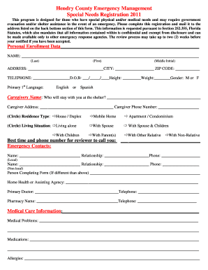 Special Needs Form For Children - Fill Online, Printable, Fillable ...