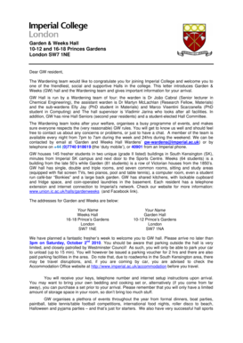 Tenant welcome letter pdf - GW Welcome Letter b2010b - Workspace - workspace imperial ac