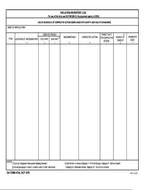 7 Printable Army Inventory Form Templates Fillable Samples In Pdf ...