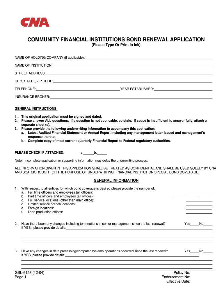 cna institutions renewal application Preview on Page 1