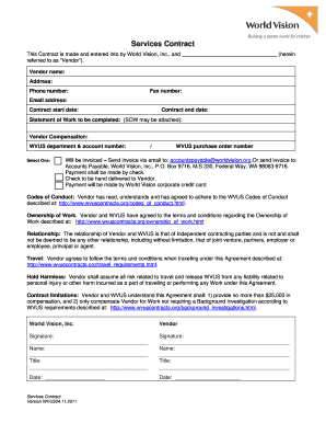 Contractors statement form - Services Contract Template - wvuscontracts