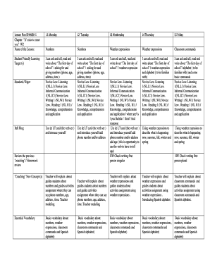 Realidades 1 lesson plans