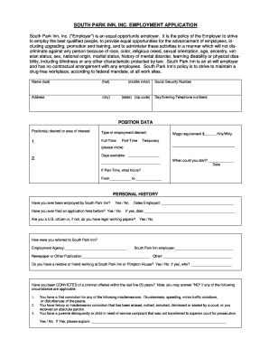 Congratulations you got the job letter - I understand that any job offer will be contingent upon satisfactory references and background check - southparkinn