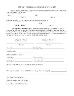 Fillable Online firstlacrosse FIRST EV. LUTHERAN SCHOOL Permission form ...