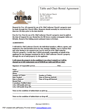 Party Rental Agreement Template Fill Online, Printable,, 50% OFF