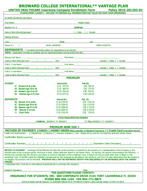 Where to find policy number on insurance card unitedhealthcare - UNITED HEALTHCARE Insurance Company Enrollment Form