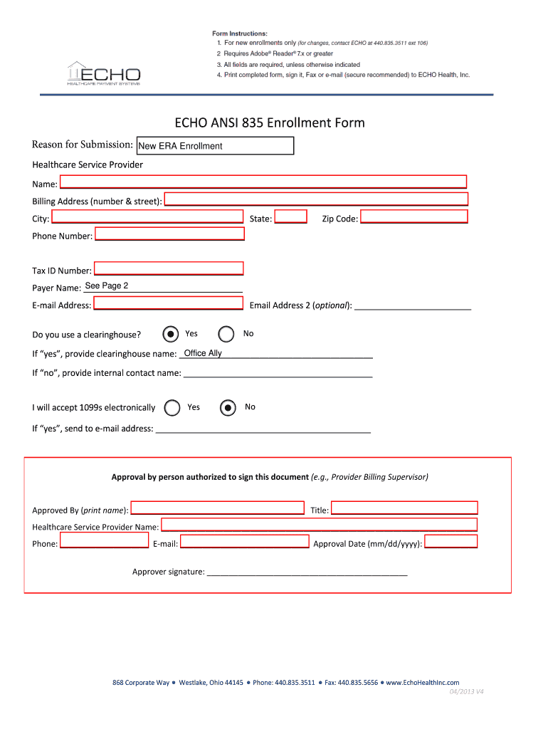 hnb echo provider portal Preview on Page 1