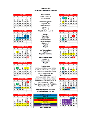 Tisd Calendar - Fill Online, Printable, Fillable, Blank | pdfFiller