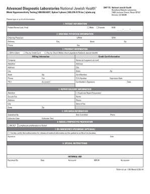 NiLPT Requisition Form - National Jewish Health - nationaljewish