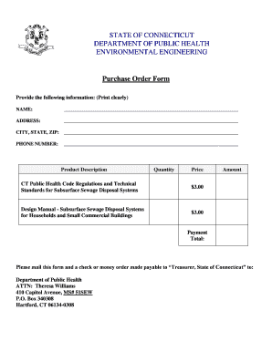 Purchase Order Form - CT.gov - ct