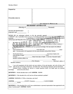 Texas dmv heirship form - HEIRSHIP AFFIDAVIT - s3.amazonaws.com