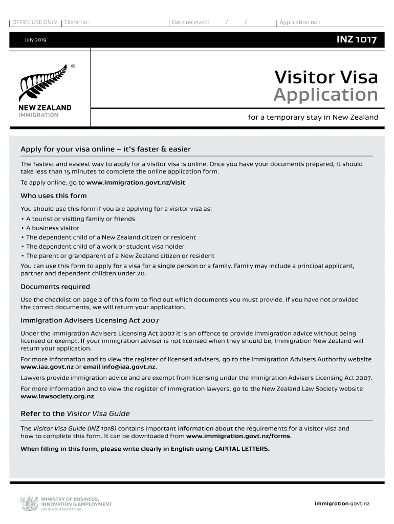 new zealand tourist visa requirements Preview on Page 1