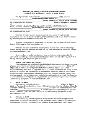 4+ Free Editable Artificial Insemination Templates in MS Word [DOC ...