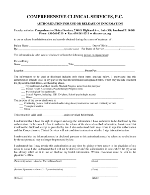 Fillable Online Authorization For Verbal Clinical Communication Fax ...