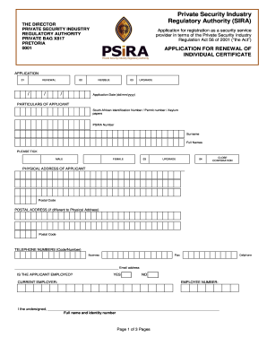 Psira renewal online