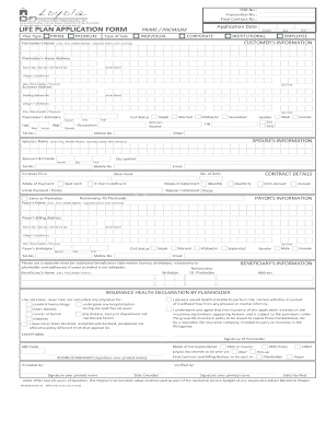 Loyola Plans Facsimile For Form - Fill and Sign Printable Template Online