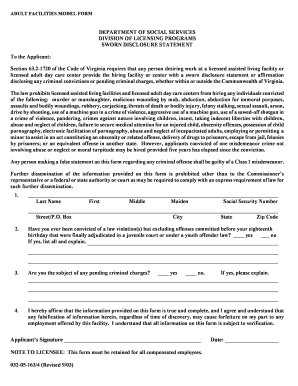 Fillable Online dss virginia Section 63.2-1720 of t - Virginia ...