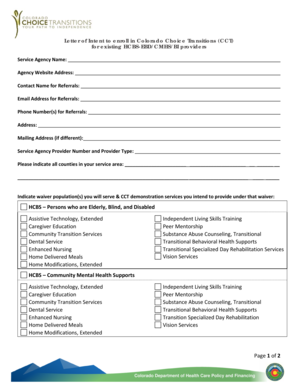 Page 1 of 2 Letter of Intent to enroll in Colorado Choice Transitions ... - colorado